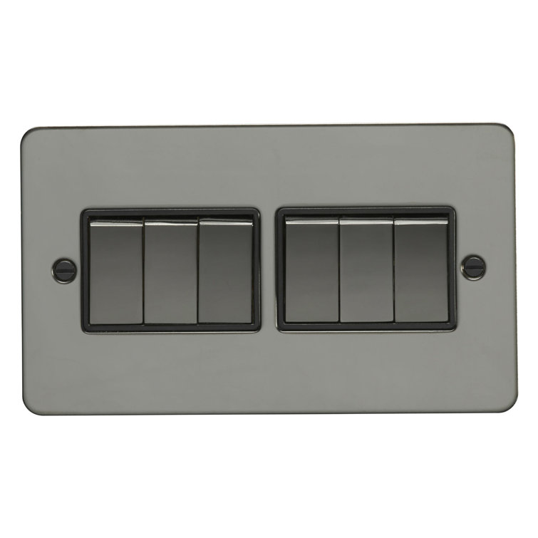Eurolite 2 Way Enhance Flat Plate Matching Black Trim Wall Mounted